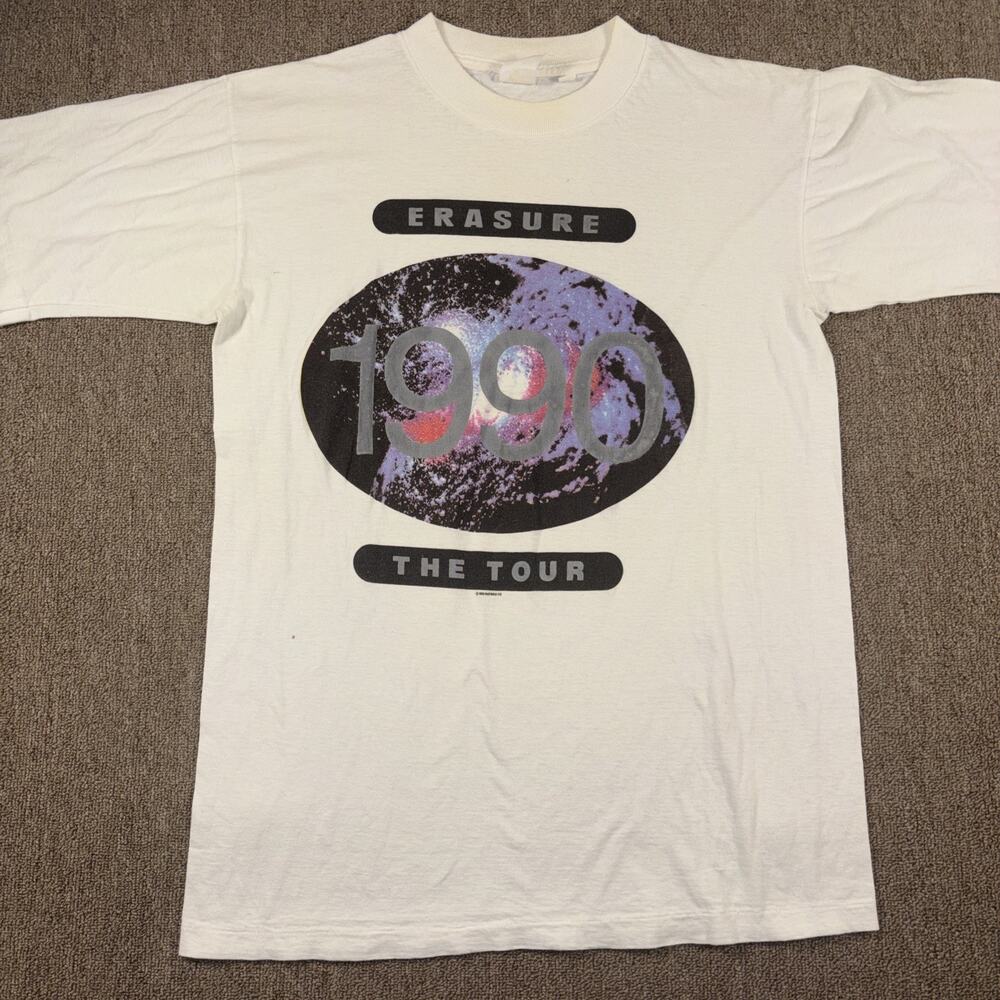 Vintage Erasure 1990 Tour Shirt Large Fits Medium Single Stitch Music